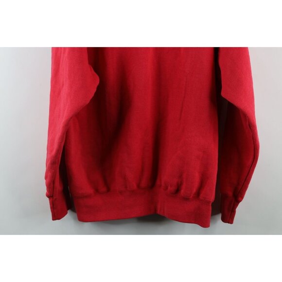 Vtg 90s Streetwear Mens Large Faded Thermal Lined Double Wall Heavyweight Hoodie - Picture 9 of 9